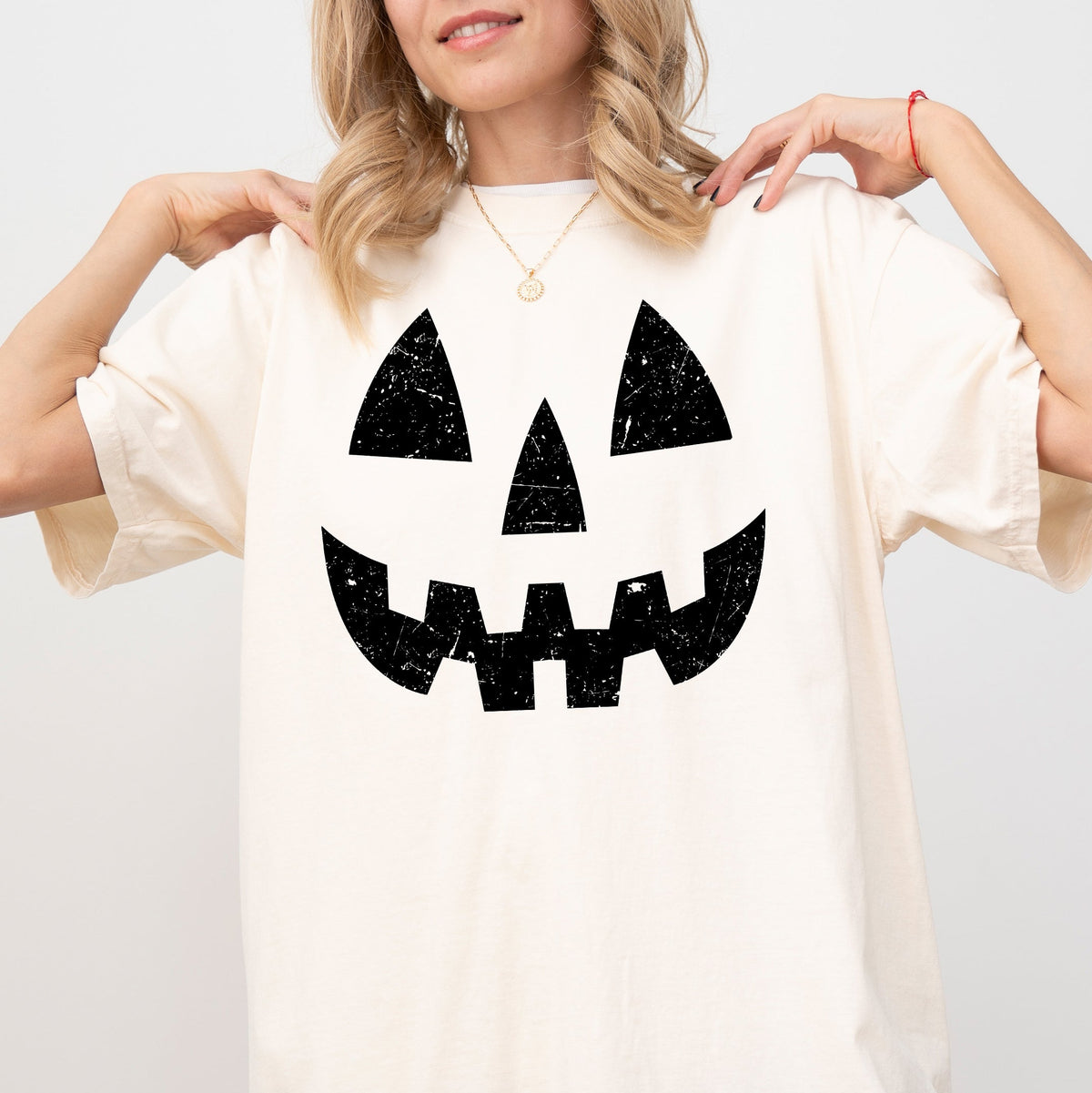 Jack-O-Lantern Trick-or-Treat Comfort Colors Tee