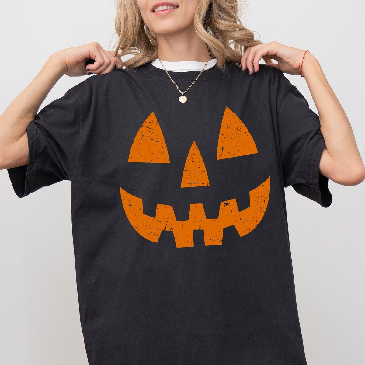 Jack-O-Lantern Trick-or-Treat Comfort Colors Tee