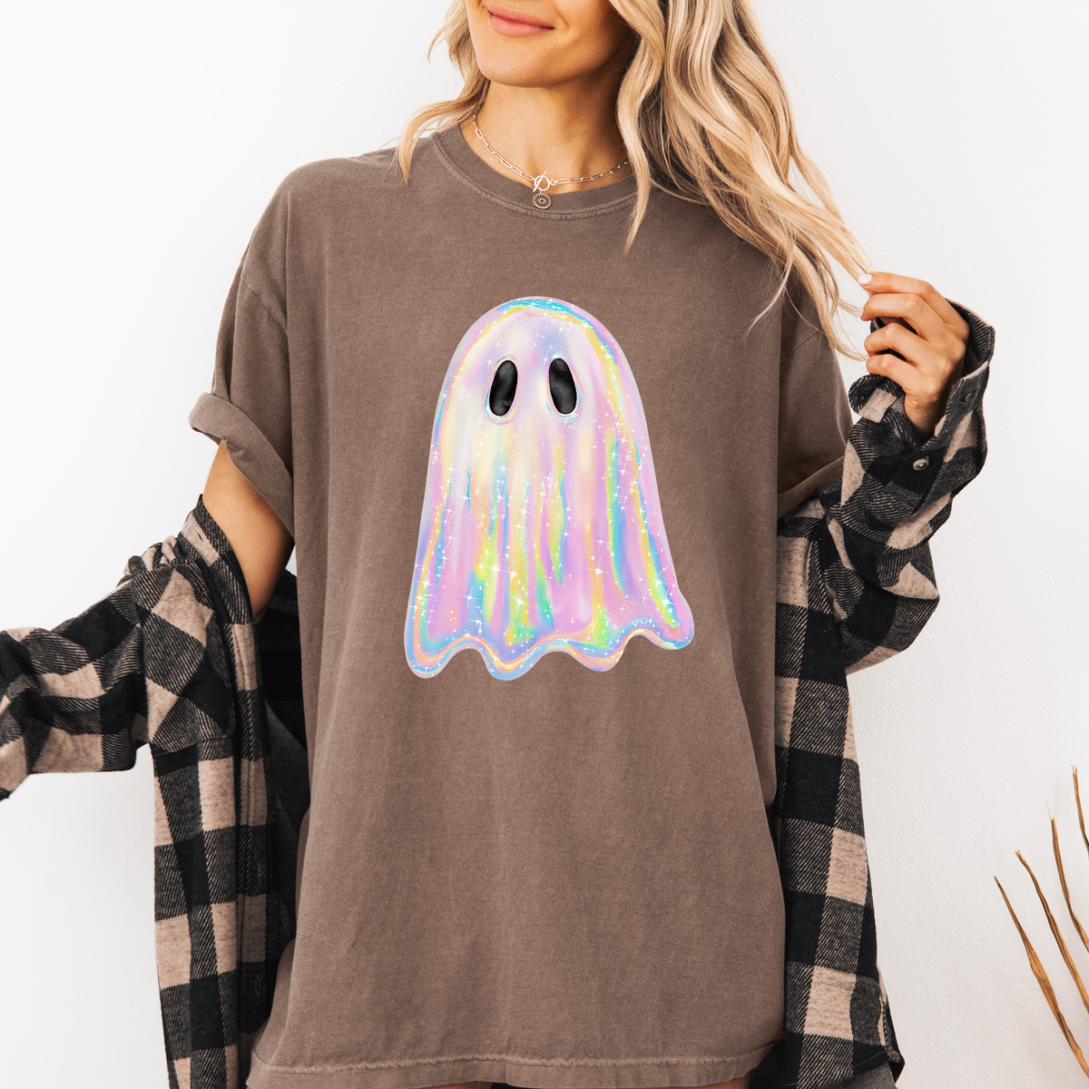 Shimmering Ghost Boo Comfort Colors Tee