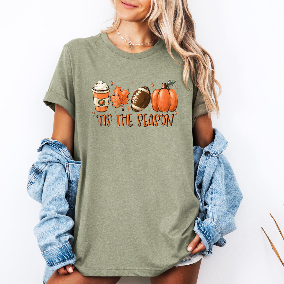 Pumpkin Football Game Day Graphic Tee